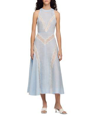 Nathalie Lace Trim Dress by SANDRO PARIS