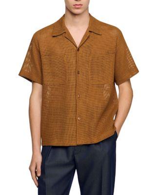 Openwork Mesh Shirt by SANDRO PARIS