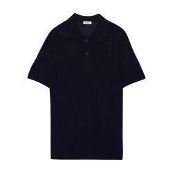 Openwork knit polo shirt by SANDRO PARIS
