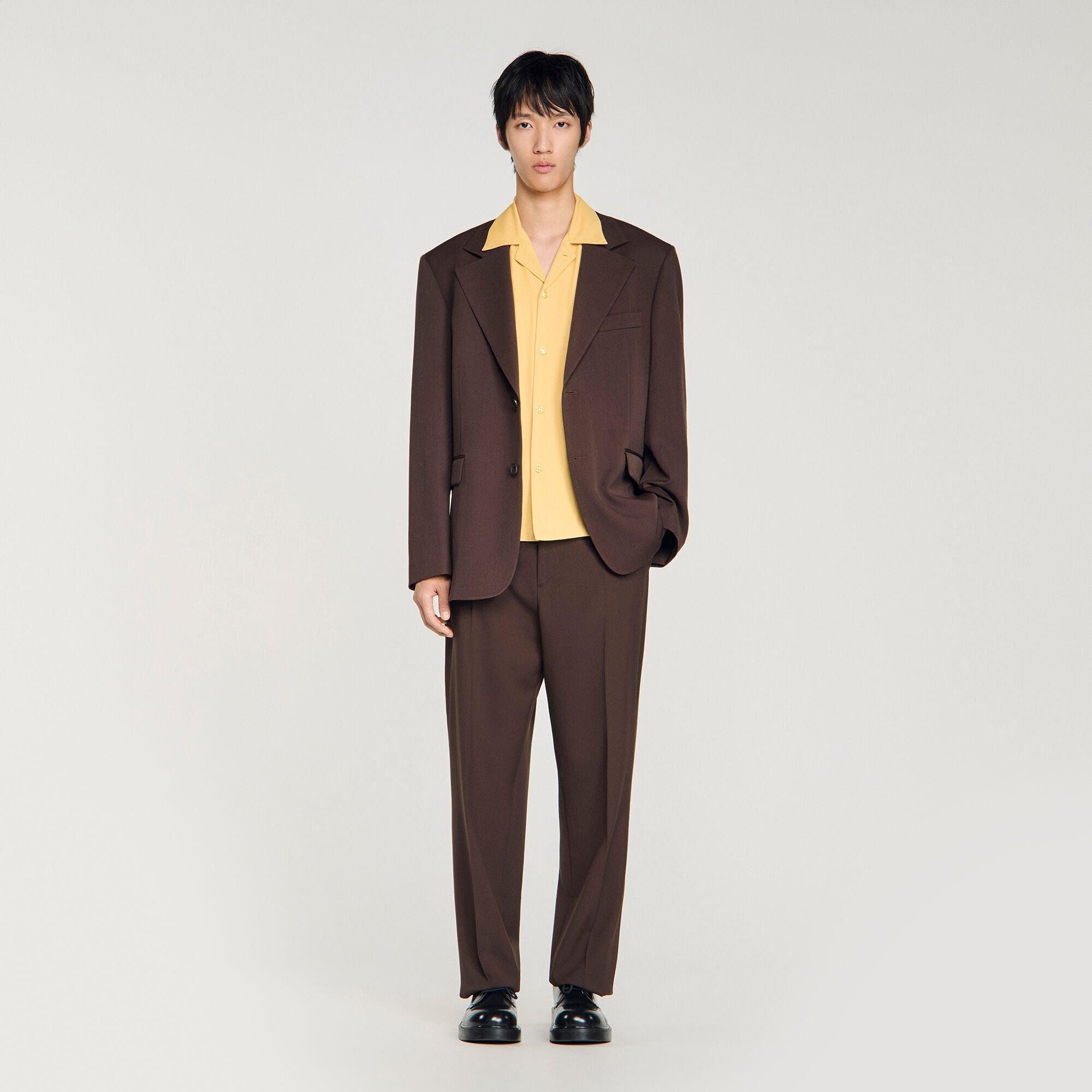 Oversized wool jacket by SANDRO PARIS