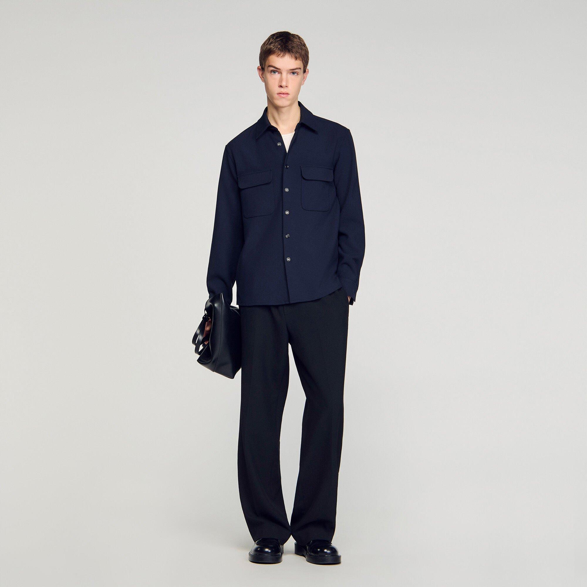 Patch pocket shirt by SANDRO PARIS