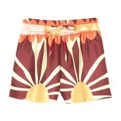 Patterned satin-effect shorts by SANDRO PARIS