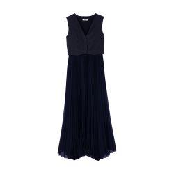 Pleated maxi dress by SANDRO PARIS