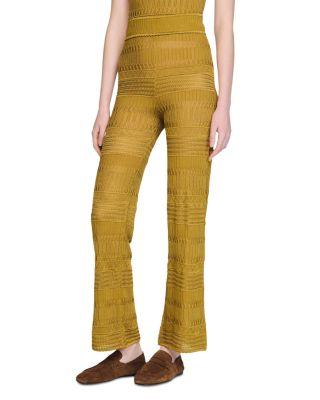 Pointelle Knit Trousers by SANDRO PARIS