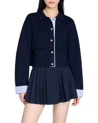 Polo Cardigan by SANDRO PARIS