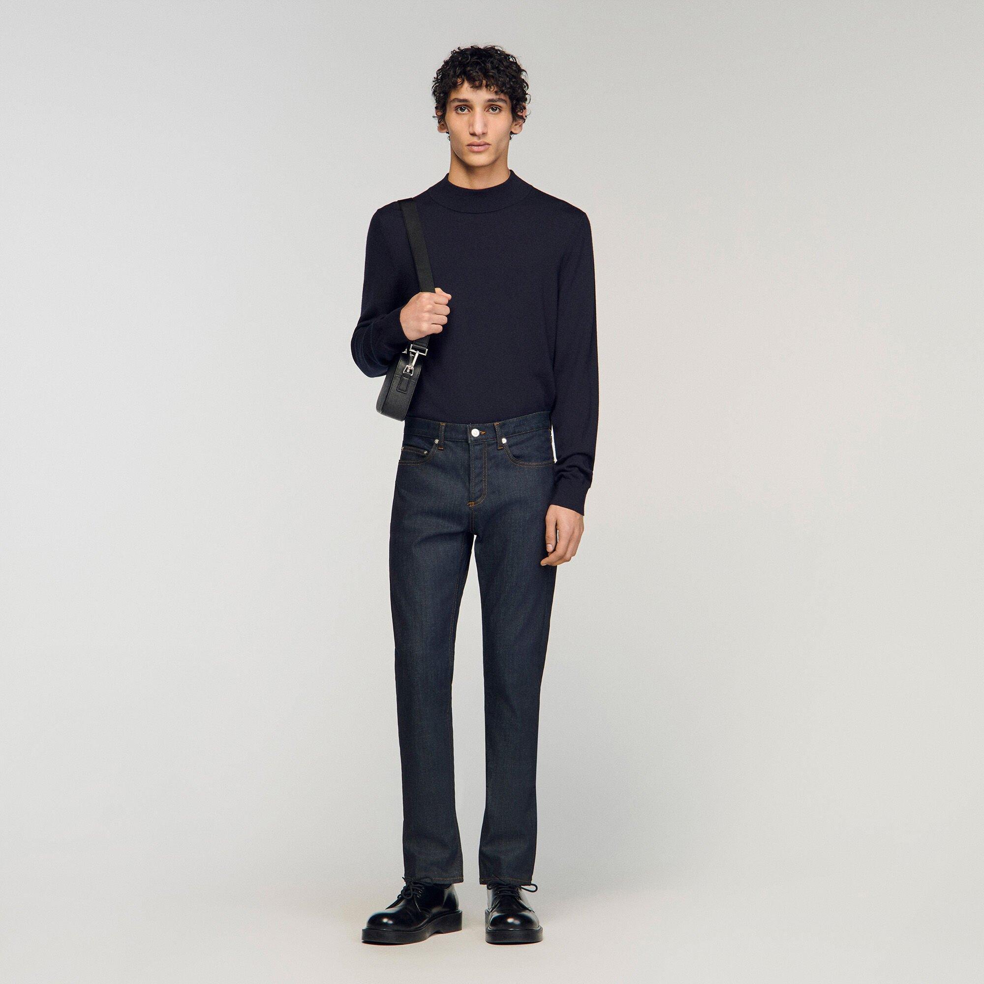 Raw slim-fit jeans by SANDRO PARIS