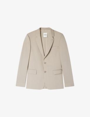 Regular-Fit Single-Breasted Wool Blazer by SANDRO PARIS