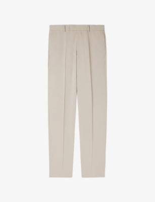 Regular-Fit Straight-Leg Wool Trousers by SANDRO PARIS