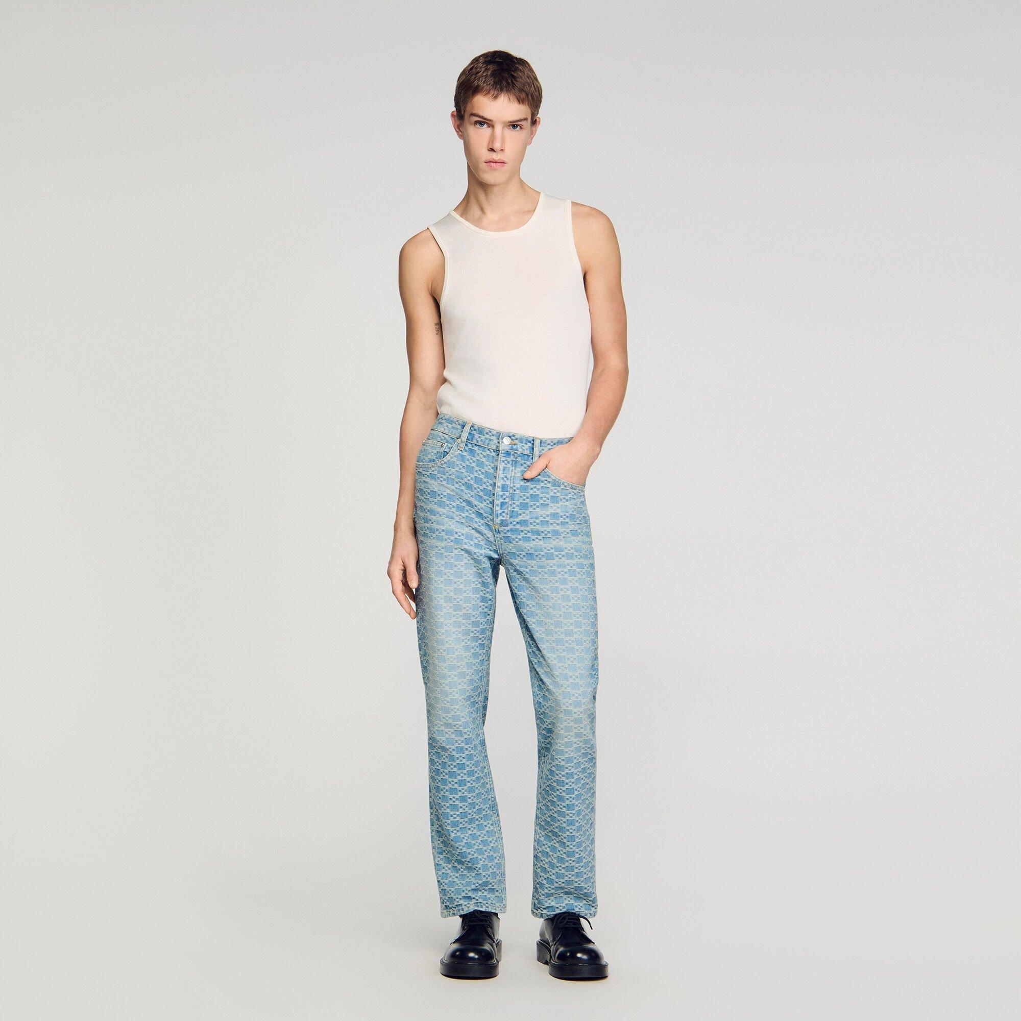 Regular-fit Square Cross jeans by SANDRO PARIS