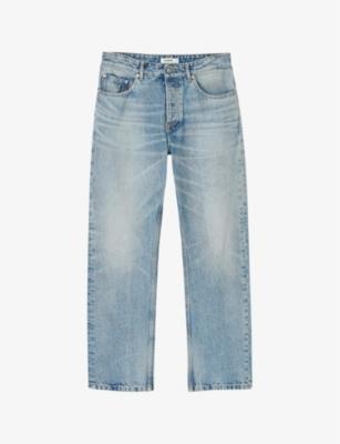 Regular-fit mid-rise denim jeans by SANDRO PARIS