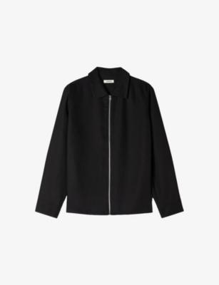 Relaxed-Fit Zip-Up Woven Shirt by SANDRO PARIS