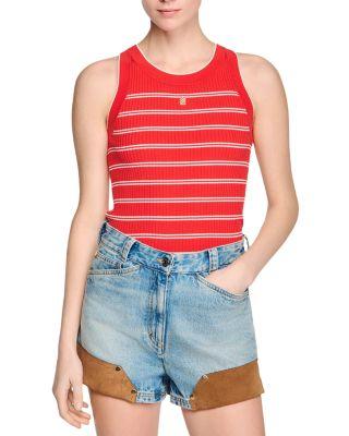 Rib Knit Vest Top by SANDRO PARIS