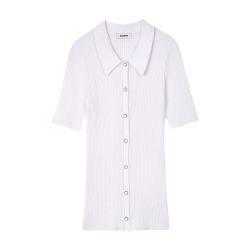 Rib knit cardigan by SANDRO PARIS
