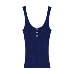 Ribbed vest top by SANDRO PARIS