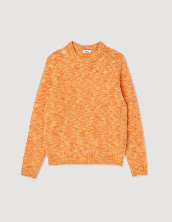 Round neck wool sweater by SANDRO PARIS