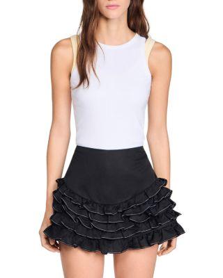 Ruffled Skort by SANDRO PARIS