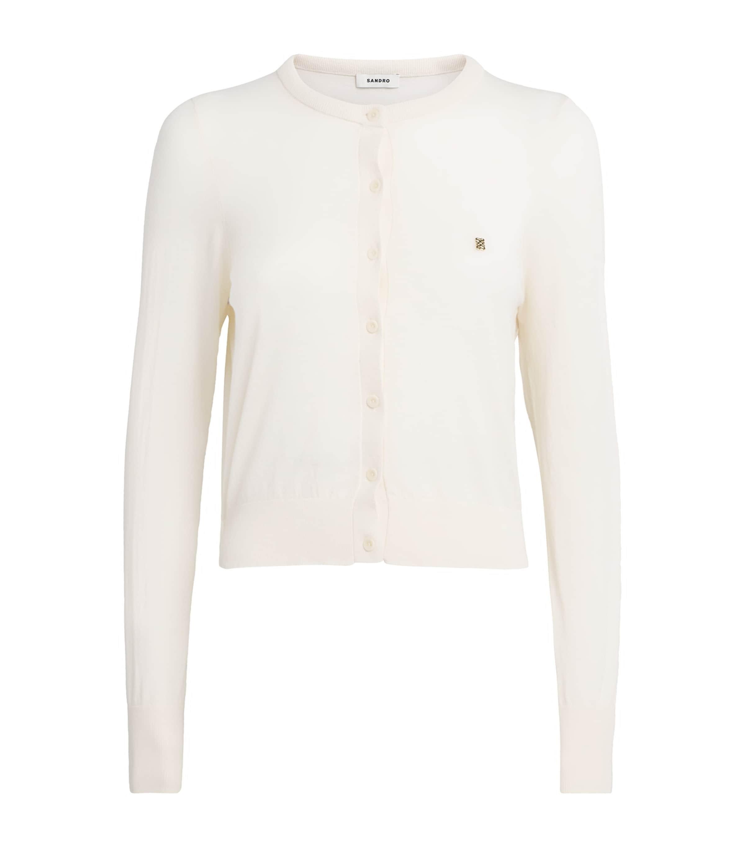Sandro Paris Cotton-Blend Cardigan by SANDRO PARIS