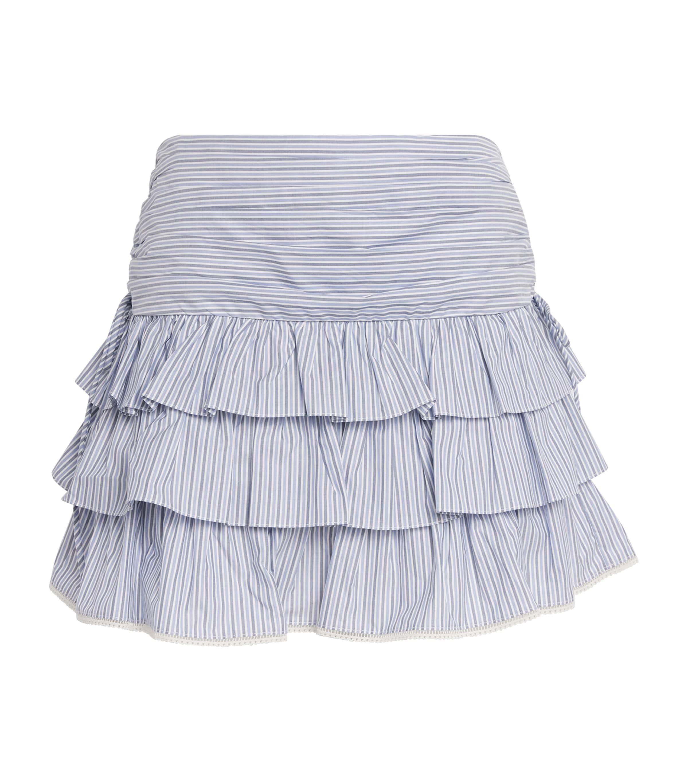 Sandro Paris Cotton Stripe Mini Skirt by SANDRO PARIS