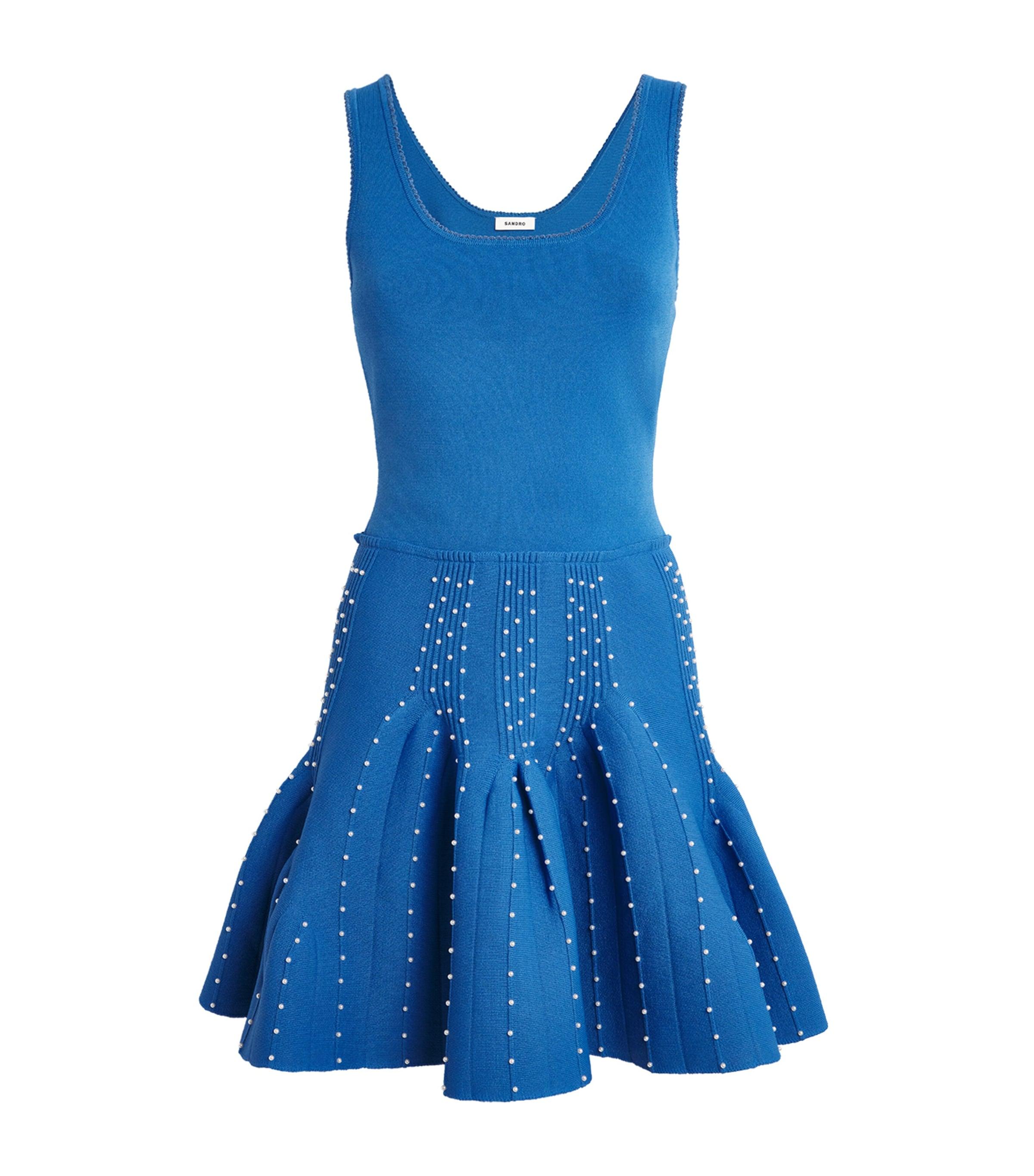 Sandro Paris Embellished Knit Mini Dress by SANDRO PARIS