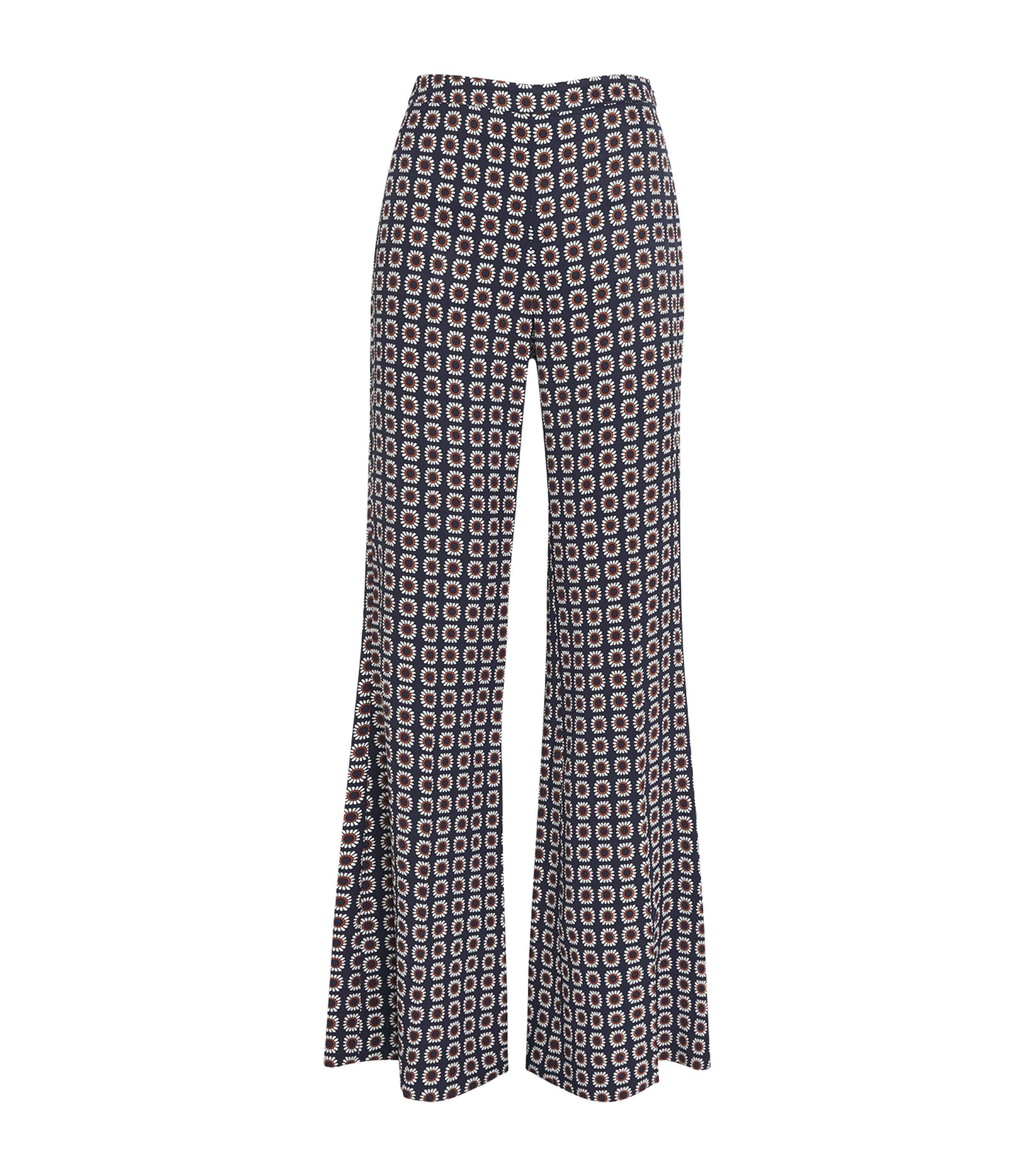 Sandro Paris Floral Print Flared Trousers by SANDRO PARIS