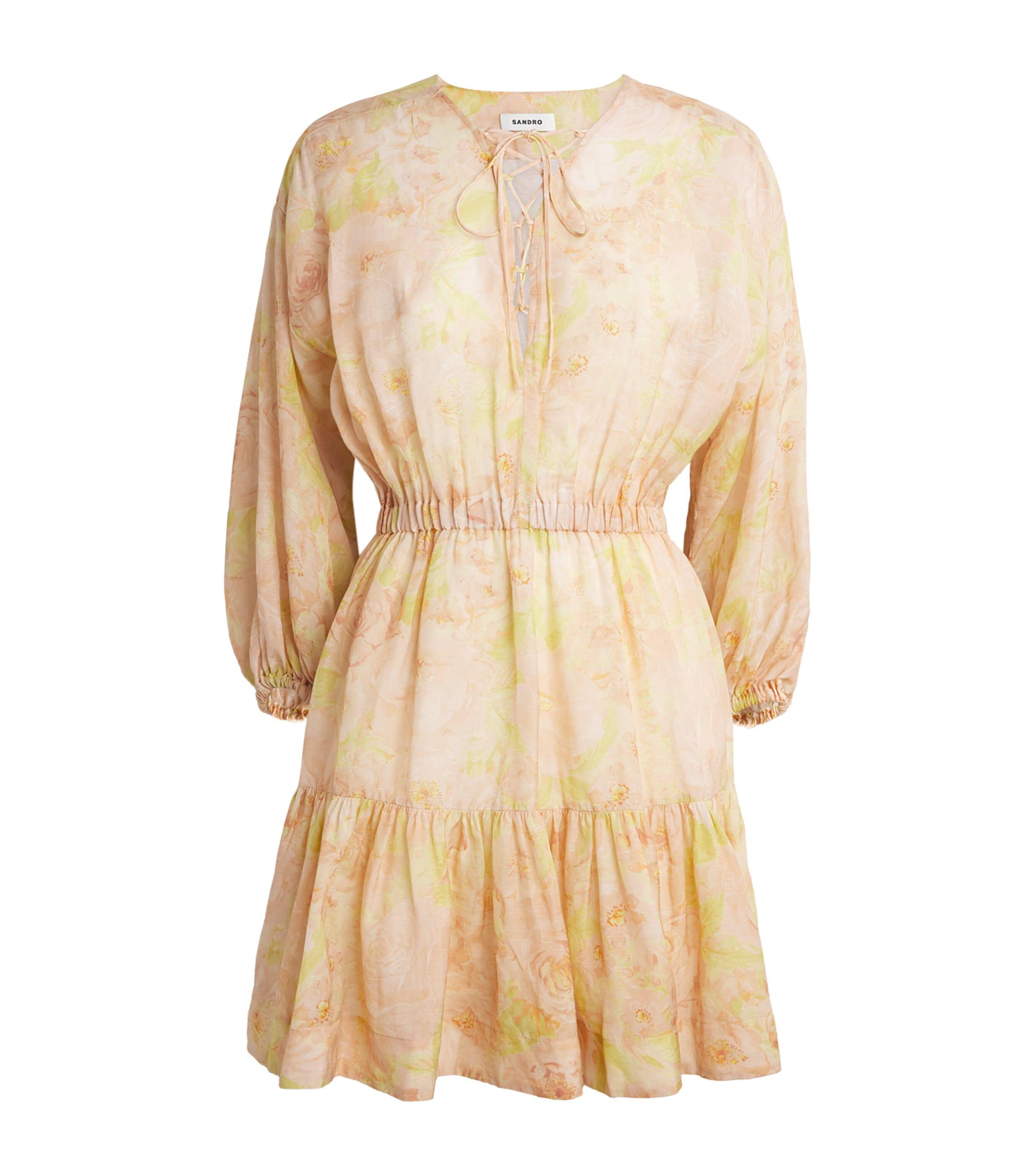 Sandro Paris Floral Print Mini Dress by SANDRO PARIS