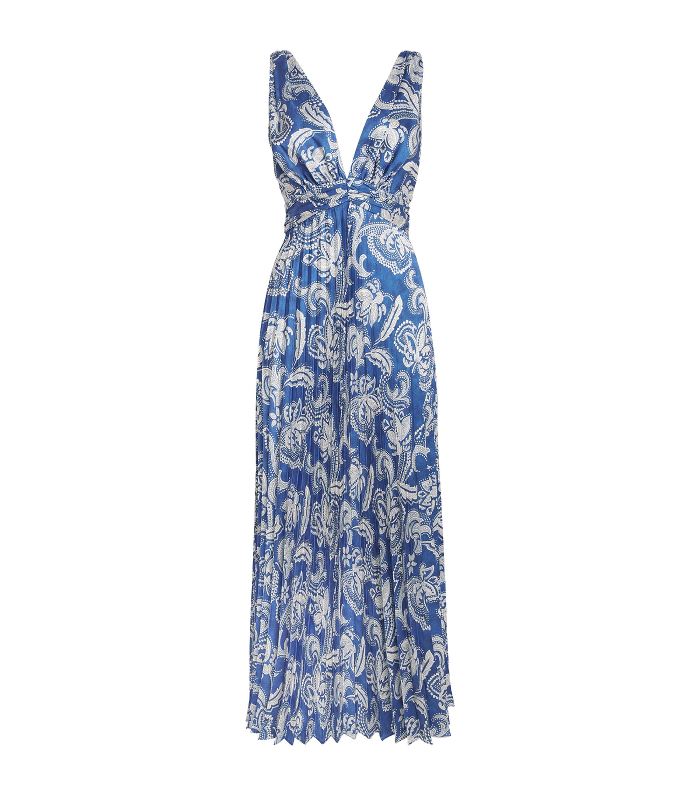 Sandro Paris Floral V-Neck Maxi Dress by SANDRO PARIS