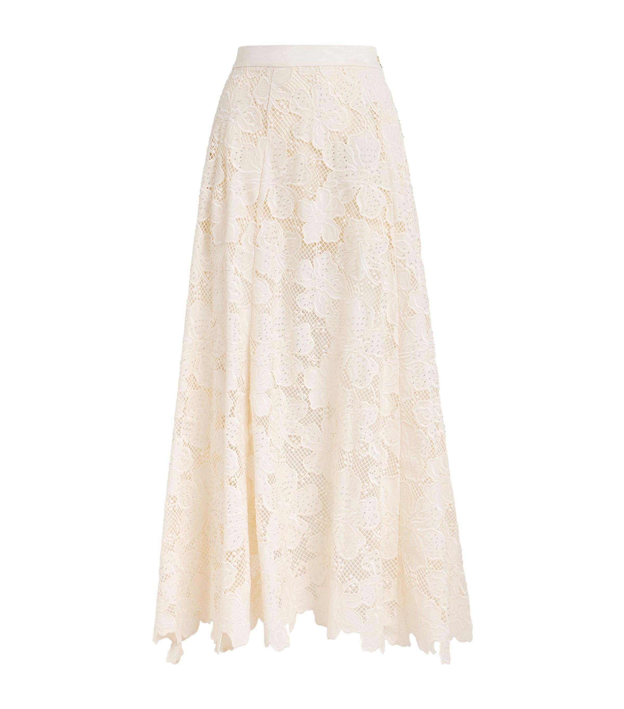 Sandro Paris Guipure Lace Maxi Skirt by SANDRO PARIS