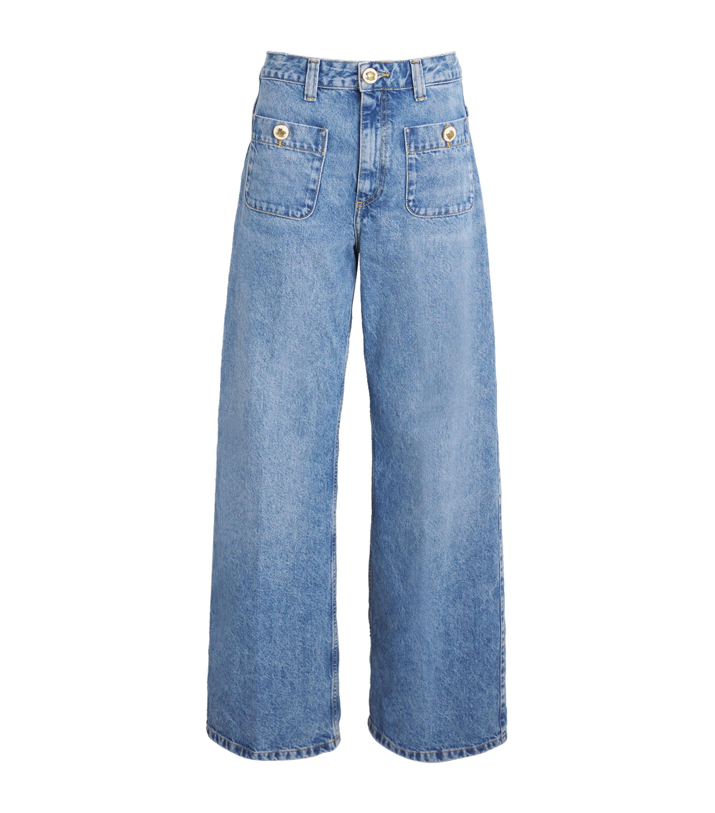 Sandro Paris High-Waist Wide-Leg Jeans by SANDRO PARIS