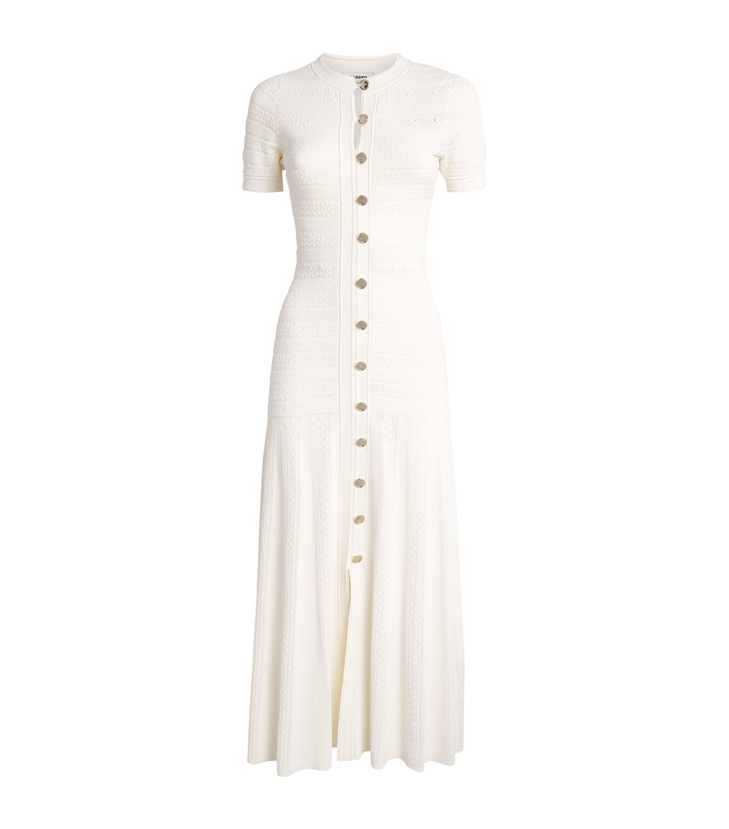 Sandro Paris Knit Button-Through Midi Dress by SANDRO PARIS
