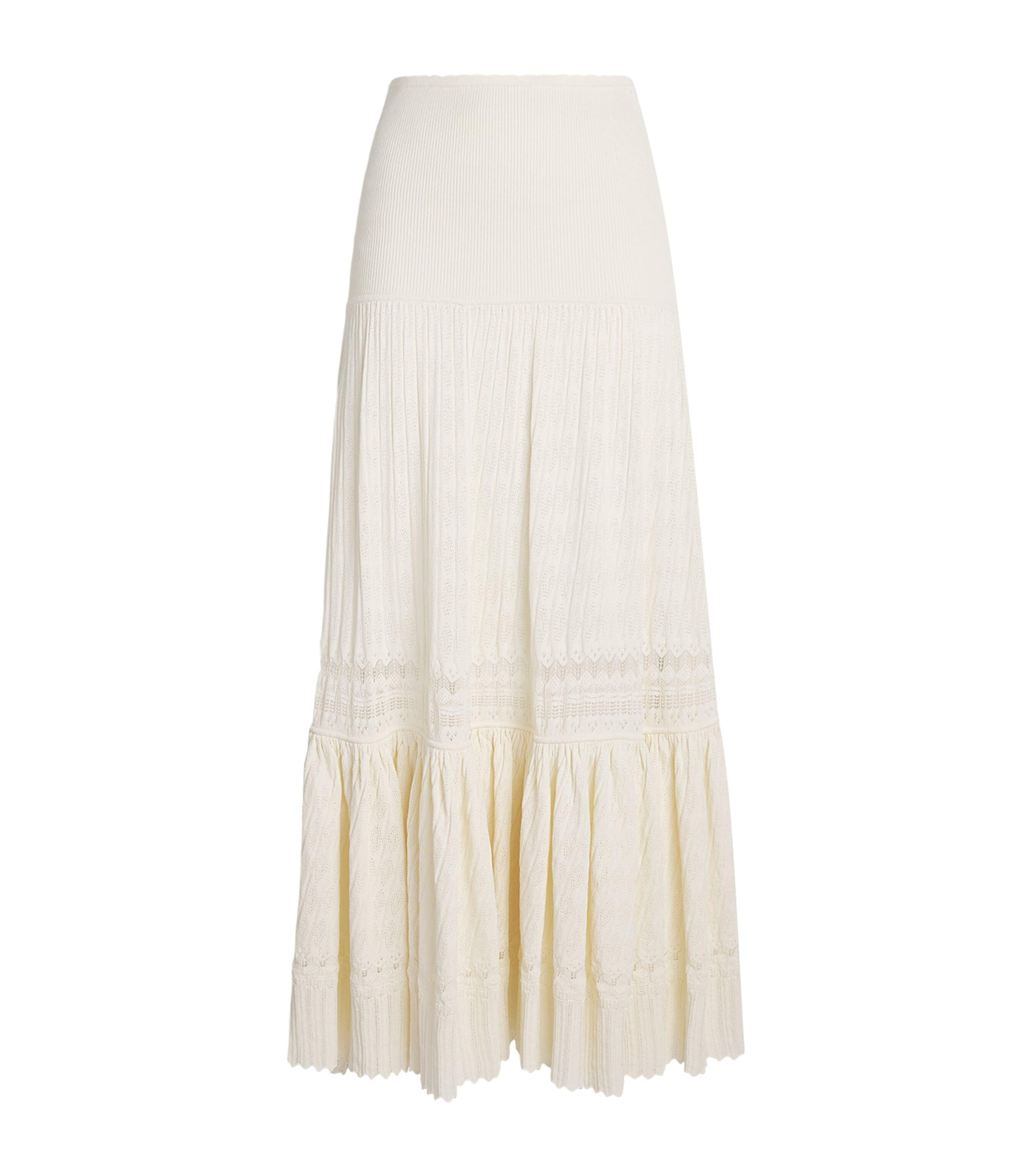 Sandro Paris Knit Flared Maxi Skirt by SANDRO PARIS