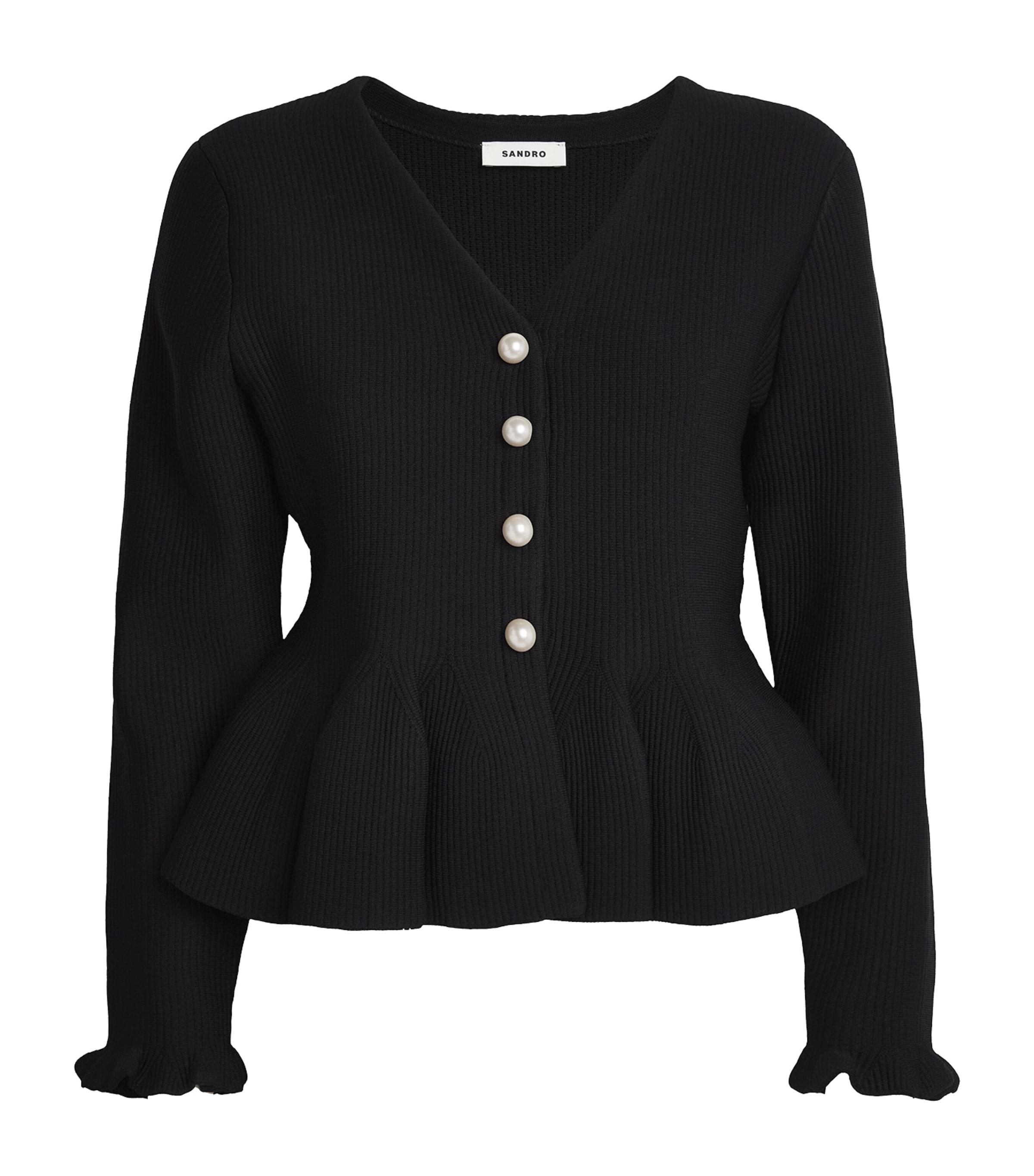 Sandro Paris Peplum Cardigan by SANDRO PARIS
