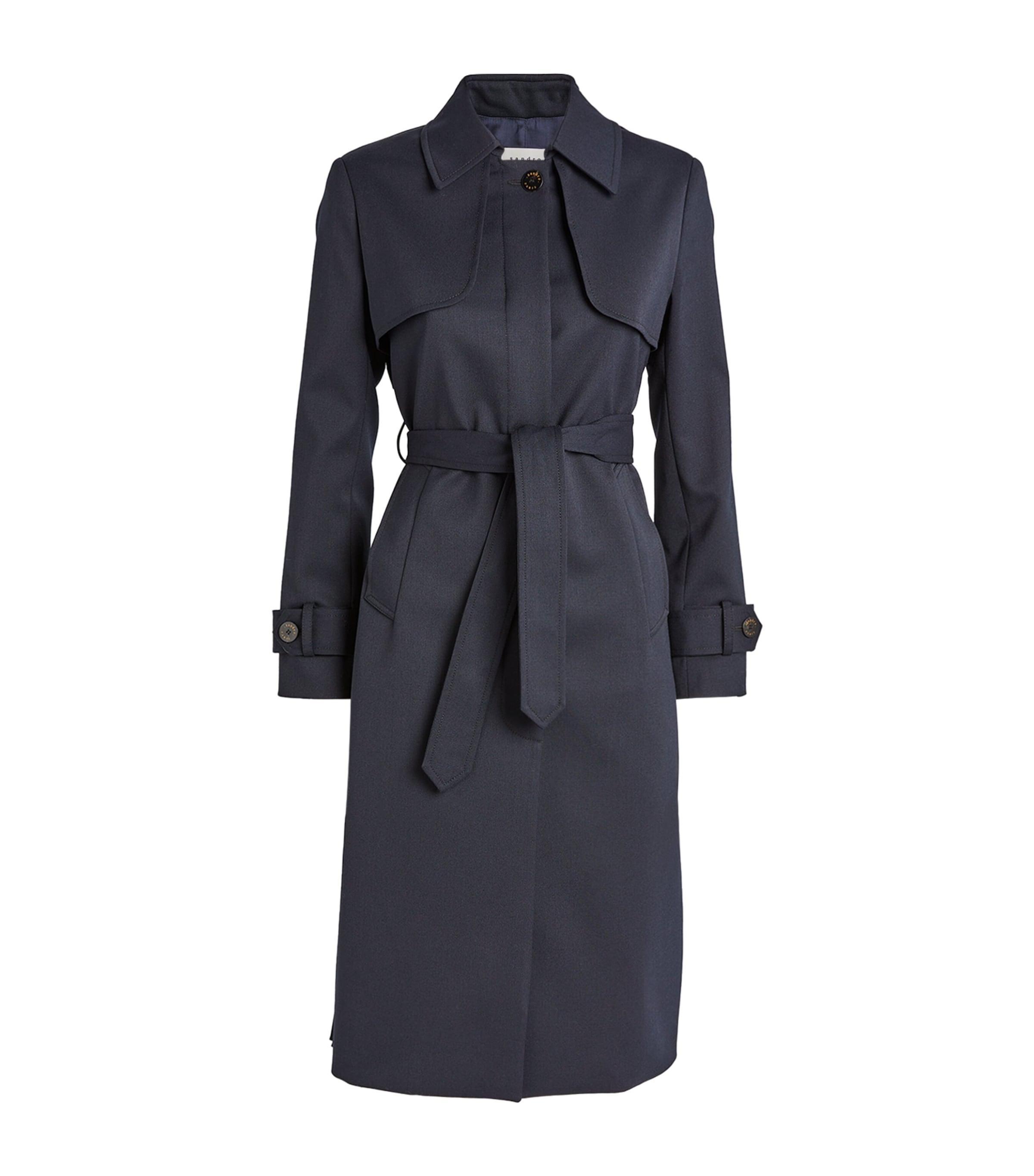 Sandro Paris Pleated Trench Coat by SANDRO PARIS