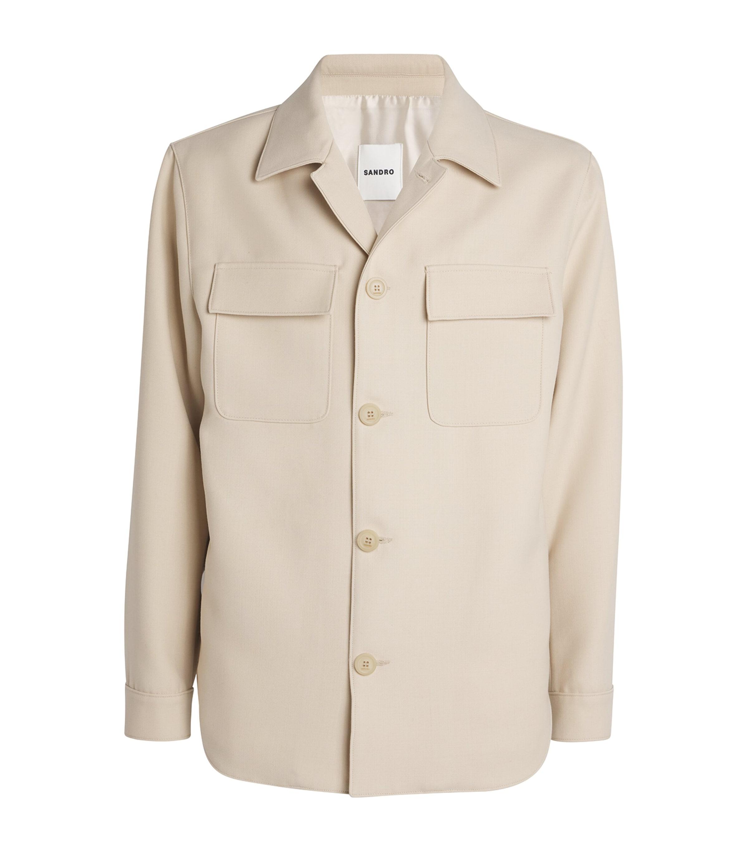 Sandro Paris Pocket-Detail Overshirt by SANDRO PARIS