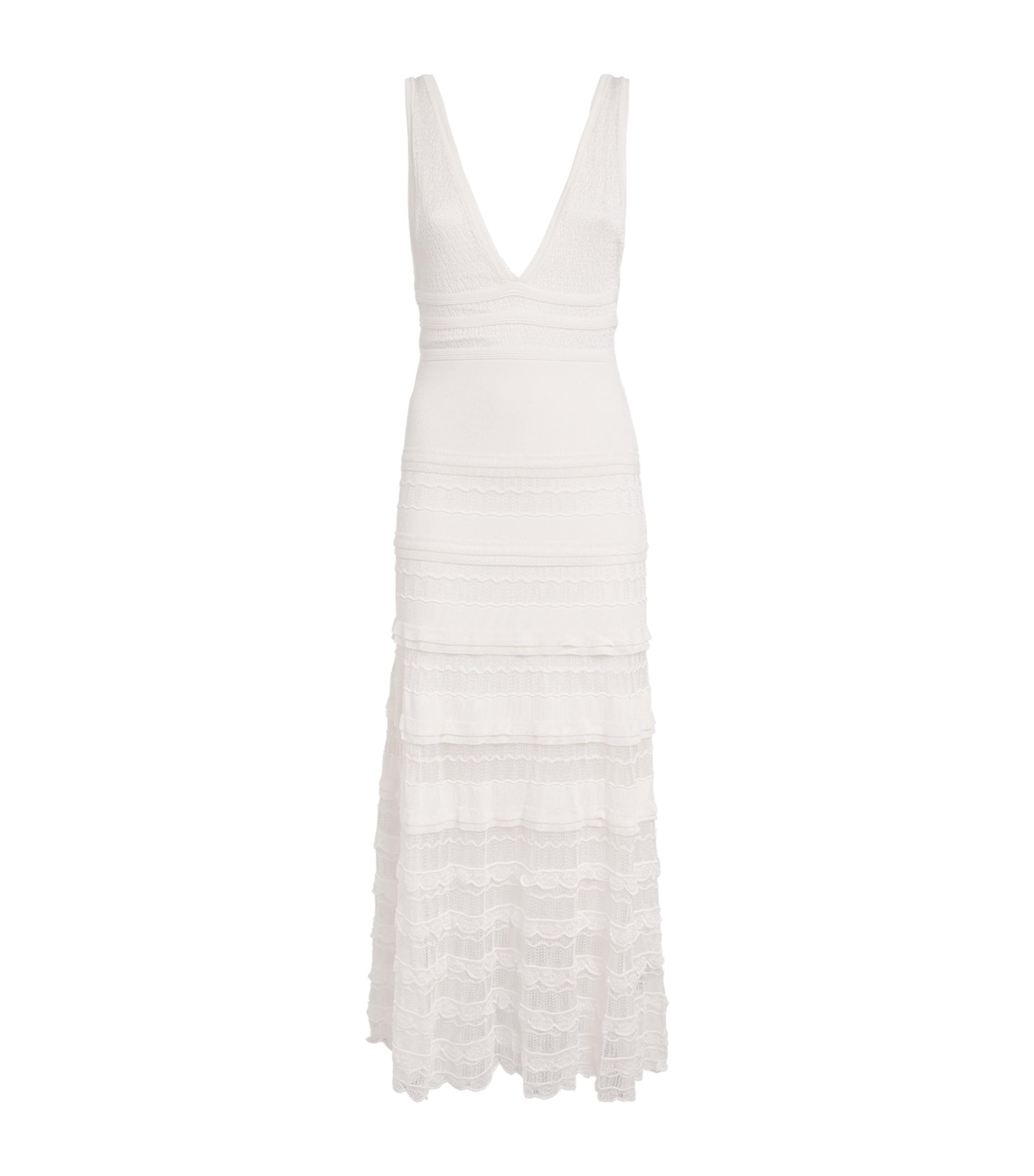Sandro Paris Pointelle Knitted Maxi Dress by SANDRO PARIS