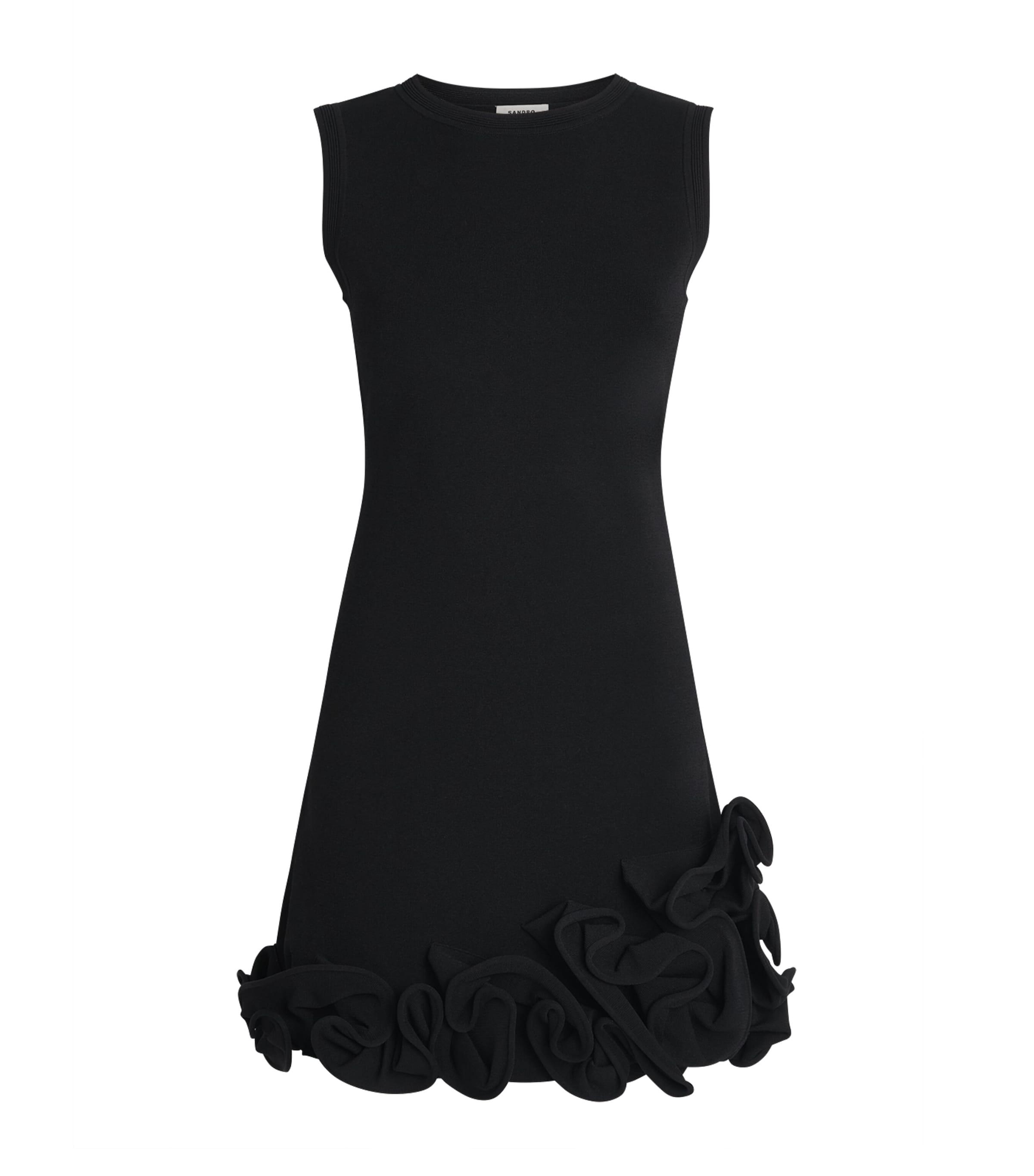 Sandro Paris Ruffle Hem Mini Dress by SANDRO PARIS