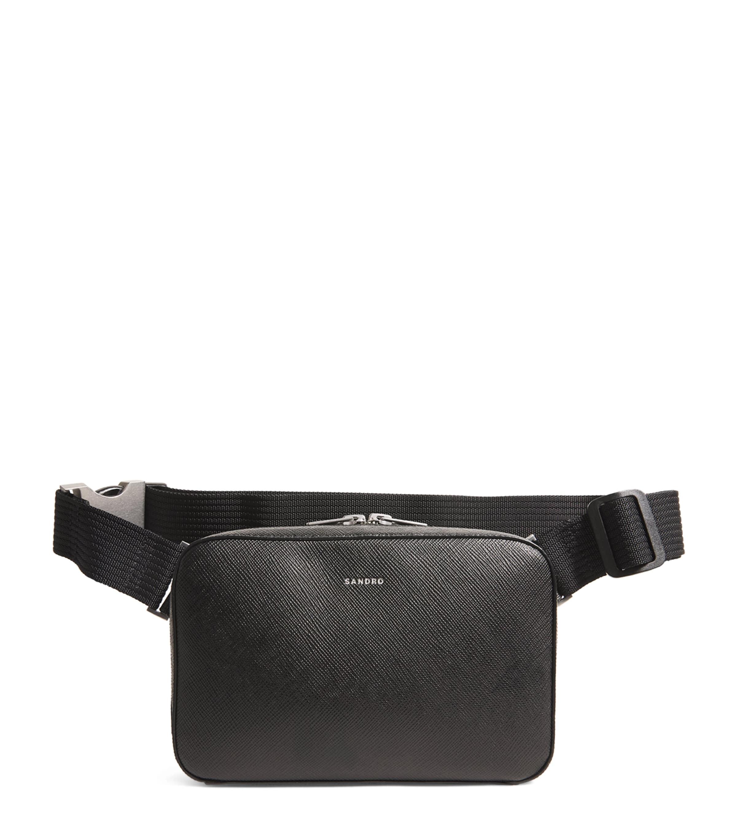 Sandro Paris Small Recycled Leather Cross-Body Bag by SANDRO PARIS