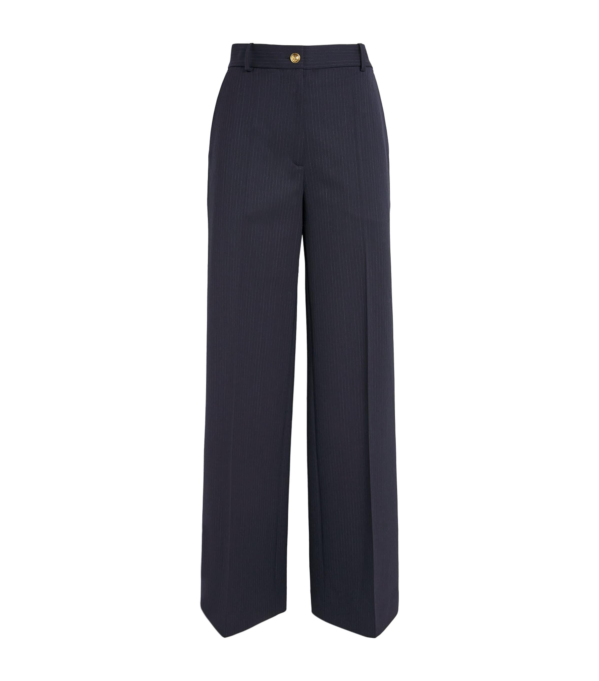 Sandro Paris Wool-Blend Straight Leg Trousers by SANDRO PARIS