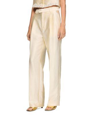 Satin Trousers by SANDRO PARIS