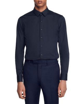 Seamless Stretch Button Up Shirt by SANDRO PARIS