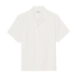 Shark collar shirt by SANDRO PARIS