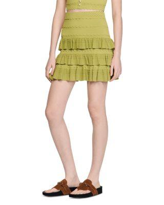 Short Ruffled Skirt by SANDRO PARIS