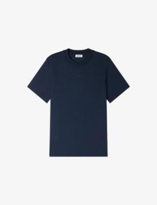 Short-Sleeved Cotton-Jersey T-Shirt by SANDRO PARIS