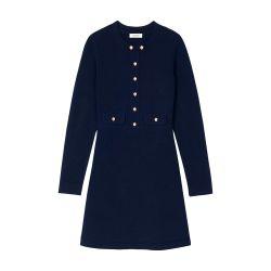 Short button-up knit dress by SANDRO PARIS