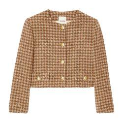 Short checked jacket by SANDRO PARIS
