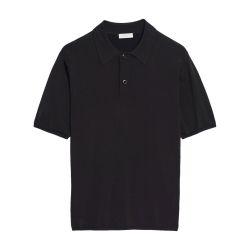 Short-sleeve knitted polo shirt by SANDRO PARIS