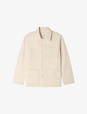 Side-Pocket Cotton Worker Jacket by SANDRO PARIS