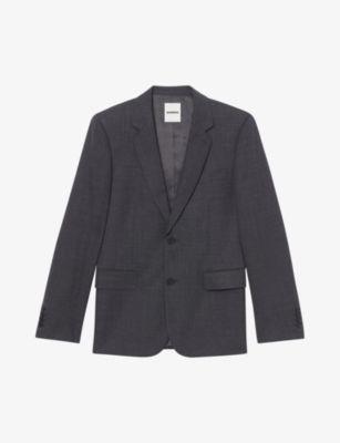Single-breasted wool blazer by SANDRO PARIS