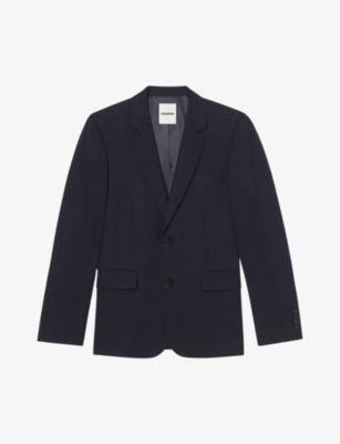 Single-breasted wool blazer by SANDRO PARIS