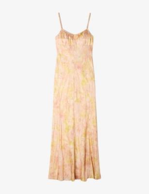 Sleeveless Floral-Print Woven Maxi Dress by SANDRO PARIS