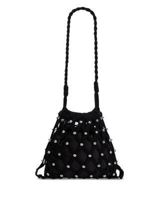 Soane Studded Net Mesh Bucket Bag by SANDRO PARIS